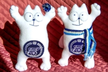 Котик Саймона - болельщик